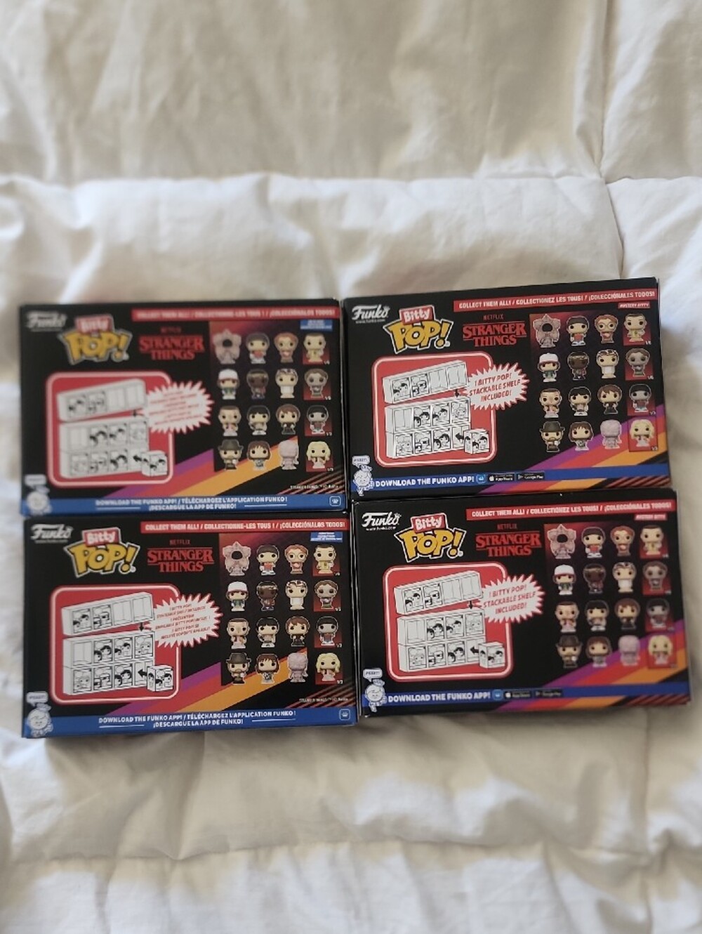 Funko Bitty Pop! Stranger Things 4-Pack Set (4sets) - Picture 2 of 2